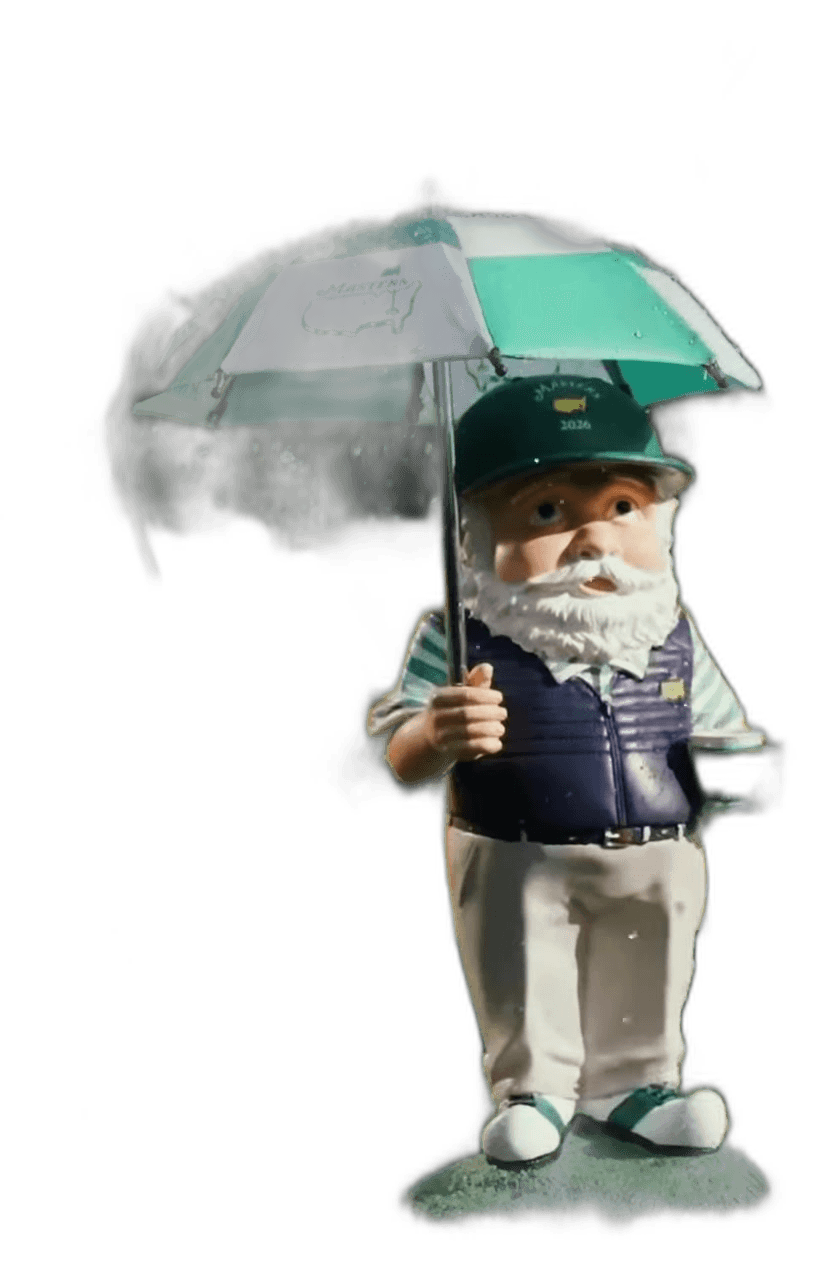 2026 Masters Gnome — back view